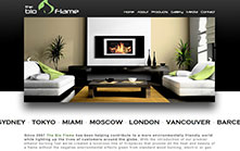 CMS Web Design for Eco-friendly Fireplace Company