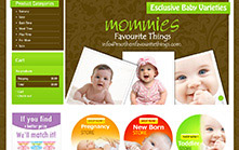 Baby Store E-commerce Website Development