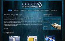 Marine Equipment Website Design