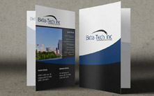 Presentation Folder For an Engineered Solutions Company