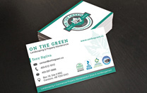 Business Card Design For a Landscaping Company