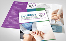 Brochure Design for a Grief Counselor