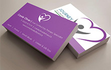 Business Card Design For a Grief Counselor