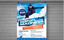 Flyer Design for Snowboarding Excursion