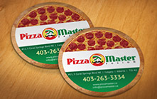 Custom Fridge Magnet Design for Pizza Restaurant