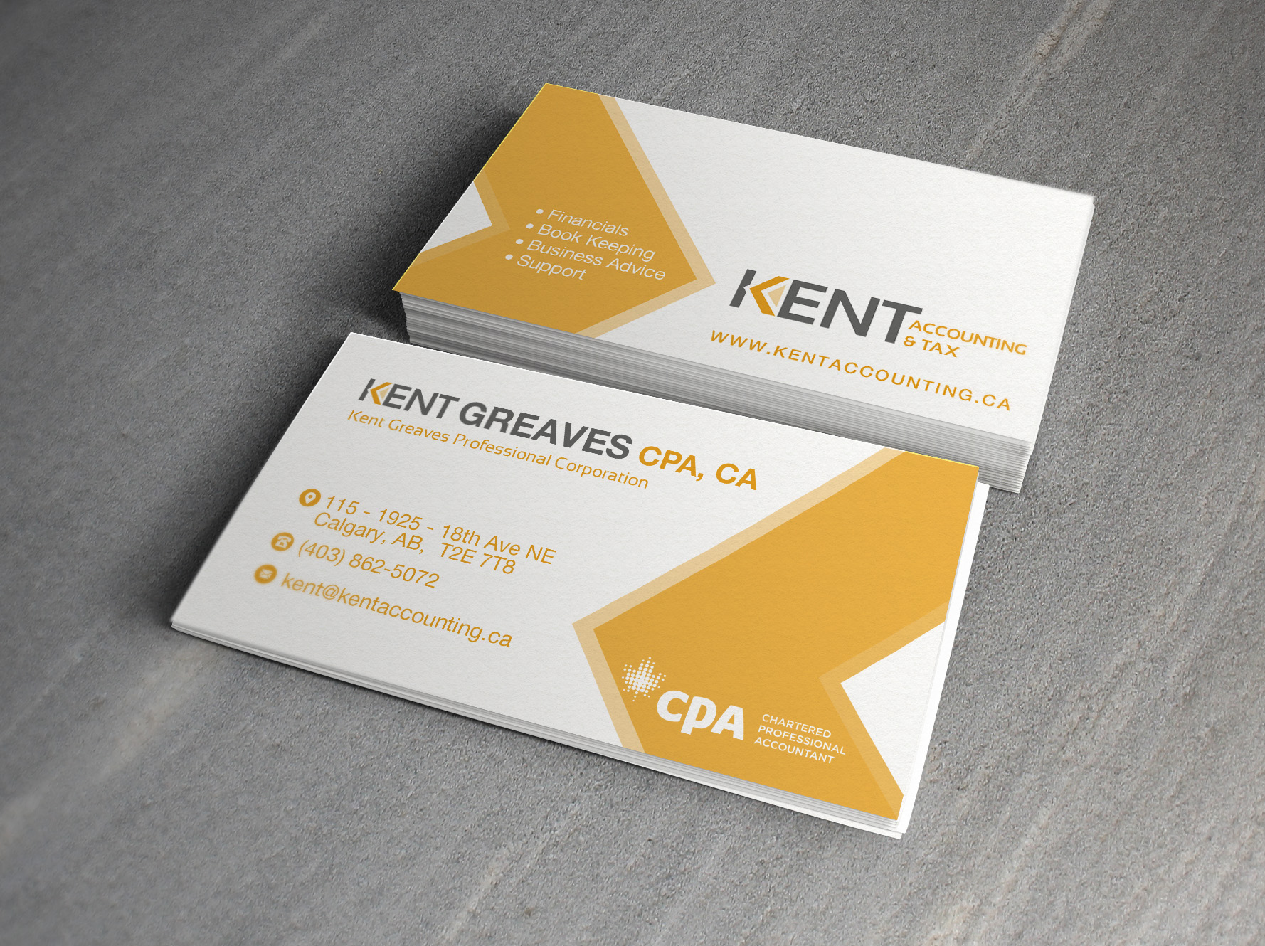 Accounting &amp; Tax Business Card Design - Digital Lion