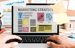 Professional Website Marketing Strategy on Desktop